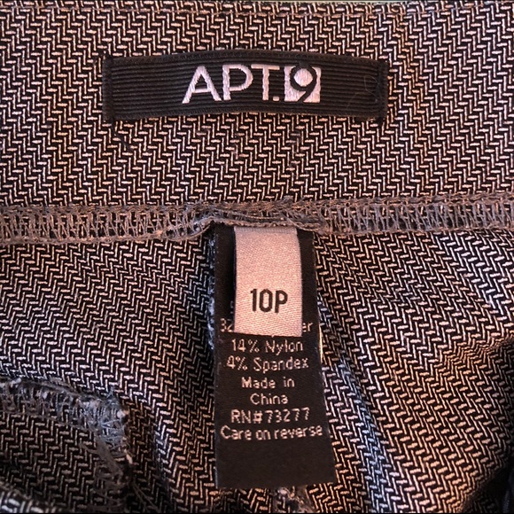 Apt 9 pull on black and white striped pants - Picture 4 of 4